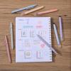 image:imageMr Pen Bible Highlighters and Gel Pens 8 Pack Pastel Colors Gel Highlighters No Bleed Black Ink Gel Pens Fast Dry and No Smear for Bible Journaling Planner School Supplies