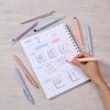 image:imageMr Pen Bible Highlighters and Gel Pens 8 Pack Pastel Colors Gel Highlighters No Bleed Black Ink Gel Pens Fast Dry and No Smear for Bible Journaling Planner School Supplies
