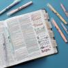 image:imageMr Pen No Bleed Gel Highlighter Bible Highlighters Blue Pack of 4Cream