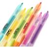 image:imageMr Pen Retractable Highlighters 6 Pack Pastel Colors Chisel Tip Highlighter Marker Set Click Highlighter Markers for Classroom Journaling Study Supplies No Bleed On Standard PagesPastel