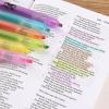 image:imageMr Pen Retractable Highlighters 6 Pack Pastel Colors Chisel Tip Highlighter Marker Set Click Highlighter Markers for Classroom Journaling Study Supplies No Bleed On Standard PagesPastel