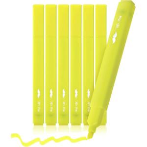 image:imageMr Pen Yellow Aesthetic Bible Highlighters No Bleed Through 12 pcs Chisel Tip Cute Highlighter for Journaling Supplies and School Accessories Bible Highlighters and Pens No BleedYellow