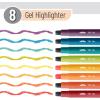 image:imageMr Pen No Bleed Gel Highlighters Pastel Colors 12 Pack Bible Highlighters and Pens No Bleed Bible Markers for Study Journaling School Supplies and Accessories