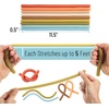 image:imageMr Pen Monkey Noodles Fidget Toy 9 Pack Marshmallow Playground Color Theme Colorful NonToxic Silicone Stretchy Fidget Toy Monkey String Stretchy Sensory StringsEarthy Colors