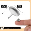 image:imageMr Pen Thumb Tack 500 Pack Silver Flat Push Pins Bulk Steel Roundness Push Pins Office Tacks for Corkboard Hanging Maps Poster Picture and Creating Different Art ProjectSilver