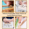 image:imageMr Pen Thumb Tack 500 Pack Silver Flat Push Pins Bulk Steel Roundness Push Pins Office Tacks for Corkboard Hanging Maps Poster Picture and Creating Different Art ProjectSilver