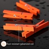 image:imageMr Pen Large Wooden Clothes Pins 29 Inch 50 Pack Natural Wood Clips for Crafts Classroom Projects Hanging Photos Chip Bags Decoration Rust Resistant SpringOrange