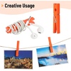 image:imageMr Pen Large Wooden Clothes Pins 29 Inch 50 Pack Natural Wood Clips for Crafts Classroom Projects Hanging Photos Chip Bags Decoration Rust Resistant SpringOrange