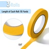 image:imageMr Pen Green Masking Tape 06 Inch Wide 3 Rolls 3 x 55 Yards Light Green Painters TapeYellow