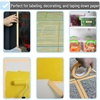 image:imageMr Pen Masking Tape 06 inch 3 Pack 3 x 55 Yards Beige Painters TapeOrange Yellow