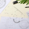 image:imageMr Pen Geometric Drawing Template Mathematical Functions Plastic Template Plastic Shape Stencils for Drawing