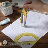 image:imageMr Pen Geometry Compass and Protractor Set 6 Inch Compass 6 Inch Protractor Drawing Tool for School Clear Plastic Easy Grip Precision Design for Math Art Drafting ArchitectureYellow