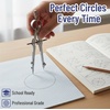 image:imageMr Pen Geometry Set with 6 Inch Swing Arm Protractor Divider Set Squares Ruler Compasses and Protractor 15 Piece SetGreen