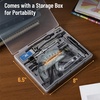 image:imageMr Pen Geometry Set with 6 Inch Swing Arm Protractor Divider Set Squares Ruler Compasses and Protractor 15 Piece SetGreen