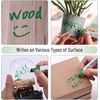 image:imageMr Pen Jumbo Permanent Markers 4 Pack Black Chisel Tip Wide Tip Large Thick Permanent Markers for Canvas Posters Board Fabric Window Glass Wood Waterproof Quick DryGreen