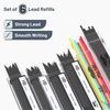 image:imageMr Pen Metal Mechanical Pencil Set with Lead Refills amp Erasers 5 Pack 5 Sizes 03 05 07 09 amp 2mm 6x Tubes HB 2B amp Colored Lead Refills for School Supplies Note Taking Fathers Day Gift5 Count Pack of 1