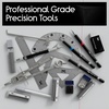 image:imageMr Pen Professional Geometry Set 17 pcs Metal Compass Mechanical Pencils Rulers Protractor amp Set Squares Lead Refills Extra Screws amp Needles Drafting Kit for Math Engineering amp Architecture