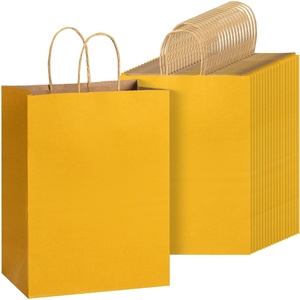 image:imageMr Pen Paper Gift Bags with Handles 60 Pack 76 x 47 x 106 Medium Kraft Paper Bags with Handles Bulk Ideal for Gifts Weddings Baby Showers Birthdays Shopping Party Favor