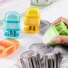 image:imageMr Pen Pencil Sharpener amp Eraser 4 Pack 2in1 Manual Sharpeners with Canister 2 Sharpening Holes for Standard amp Jumbo Pencils Colorful Dual Hole Design for School Office Home KidsYellow  Orange  Blue  Green