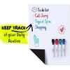 image:imageMr Pen Magnetic Dry Erase Whiteboard Sheet 17 x 1125 Magnetic Dry Erase Board Sheet with a Set of 4 Markers Magnetic Dry Erase Board for Fridge Dry Erase Board Magnetic Magnetic Whiteboard