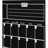 image:imageMr Pen Monthly Magnetic Dry Erase Board Calendar for Fridge 147x118 Gray Monthly Planner Whiteboard for Refrigerator with 4 Dry Erase Markers for Family Schedules Chores Meal PlanningBlack