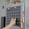 image:imageMr Pen Monthly Magnetic Dry Erase Board Calendar for Fridge 147x118 Gray Monthly Planner Whiteboard for Refrigerator with 4 Dry Erase Markers for Family Schedules Chores Meal PlanningBlack