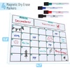 image:imageMr Pen Monthly Magnetic Dry Erase Board Calendar for Fridge 147x118 Gray Monthly Planner Whiteboard for Refrigerator with 4 Dry Erase Markers for Family Schedules Chores Meal PlanningWhite