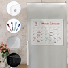 image:imageMr Pen Monthly Magnetic Dry Erase Board Calendar for Fridge 147x118 Gray Monthly Planner Whiteboard for Refrigerator with 4 Dry Erase Markers for Family Schedules Chores Meal PlanningClear