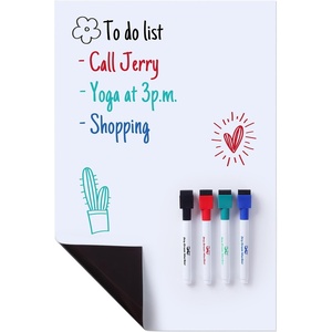 image:imageMr Pen Magnetic Dry Erase Whiteboard 17 x 1125 Magnetic Dry Erase Board Sheet with 4 Dry Erase Markers Magnetic Whiteboard for Fridge Fridge Whiteboard Dry Erase Board Magnetic