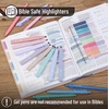 image:imageMr Pen Aesthetic Highlighters and Gel Pens 16 Pack 200 Sheets Transparent Sticky Tabs Fine Point 07mm Assorted Colors Bible Highlighters and Pens No Bleed for Bullet Journaling SummarizingVibrant