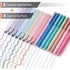 image:imageMr Pen Aesthetic Highlighters and Gel Pens 16 Pack 200 Sheets Transparent Sticky Tabs Fine Point 07mm Assorted Colors Bible Highlighters and Pens No Bleed for Bullet Journaling SummarizingVibrant