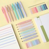 image:imageMr Pen Aesthetic Highlighters and Gel Pens 16 Pack 200 Sheets Transparent Sticky Tabs Fine Point 07mm Assorted Colors Bible Highlighters and Pens No Bleed for Bullet Journaling SummarizingVibrant