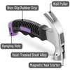 image:imageMr Pen Claw Hammer 8oz Yellow Magnetic Small Claw Nail Hammer  for Women Camping Wood Working House Repairs Claw Stubby TackPurple