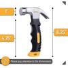 image:imageMr Pen Claw Hammer 8oz Yellow Magnetic Small Claw Nail Hammer  for Women Camping Wood Working House Repairs Claw Stubby TackYellow