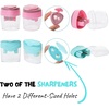 image:imageMr Pen Colorful Pencil Sharpeners with Lid 6 Pcs Cute Pencil Sharpeners Pencil Sharpener for Kids Pencil Sharpeners for Students Manual Pencil Sharpener