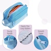 image:imageMr Pen High Capacity Pencil Case Large Pencil Pouch with 3 Compartments and 2 Pockets Large Pencil Bag with Smooth Zipper Cute Pencil Case Pouch Organizer School Supplies for TeensBlue