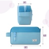 image:imageMr Pen High Capacity Pencil Case Large Pencil Pouch with 3 Compartments and 2 Pockets Large Pencil Bag with Smooth Zipper Cute Pencil Case Pouch Organizer School Supplies for TeensBlue