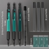image:imageMr Pen Metal Mechanical Pencil Set with Lead Refills amp Erasers 3 Pack 13 mm 3x Lead amp 6x Eraser Refills 3x Premium Erasers Ideal for Precision Drawing Pencils for Sketching Fathers Day Gift