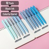 image:imageMr Pen Retractable Gel Pens 12 Pack Black Ink Summer Morning Barrel Fine Point 05mm Fast Dry Smooth Writing Cute Pens for Drawing Writing Planner and School SuppliesSky Blue Barrel  Black Ink