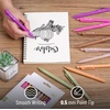 image:imageMr Pen Retractable Gel Pens 12 Pack Black Ink Summer Morning Barrel Fine Point 05mm Fast Dry Smooth Writing Cute Pens for Drawing Writing Planner and School SuppliesLate Harvest Barrel  Black Ink