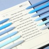 image:imageMr Pen Retractable Gel Pens 12 Pack Black Ink Summer Morning Barrel Fine Point 05mm Fast Dry Smooth Writing Cute Pens for Drawing Writing Planner and School SuppliesSky Blue Barrel  Black Ink