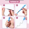 image:imageMr Pen Retractable Gel Pens 12 Pack Colorful Ink Fine Point 07mm  Fast Dry Smooth Writing Cute Pens for Drawing Writing Planner and School SuppliesSky Blue Barrel  Black Ink