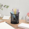 image:imageMr Pen Retractable Gel Pens 6 Pack Black Ink Fine Point 05 mm Fast Dry Smooth Writing Cute Gel Ink Pens for Drawing Journaling Writing Planner and School Supplies