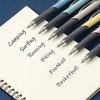 image:imageMr Pen Retractable Gel Pens 6 Pack Black Ink Fine Point 05 mm Fast Dry Smooth Writing Cute Gel Ink Pens for Drawing Journaling Writing Planner and School Supplies