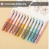 image:imageMr Pen Retractable Gel Pens with Case 12 Pack Assorted Color Ink 12 Refills Fine Point 05 mm Fast Dry Smooth Writing Cute Gel Ink Pens for Drawing Writing Planner and School Supplies