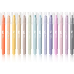image:imageMr Pen No Bleed Gel Highlighters Ethereal Pastel 14 Pack Bible Highlighters and Pens No Bleed Bible Markers for Study Journaling School Supplies and Accessories