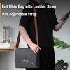 image:imageMr Pen Felt Bible Cover Case Medium Size  Felt Carrying Book Case with Leather Straps Bible Protective Church Bag for Men amp Women Christian Gifts Gray