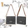 image:imageMr Pen Felt Bible Cover Case Medium Size  Felt Carrying Book Case with Leather Straps Bible Protective Church Bag for Men amp Women Christian Gifts Gray