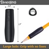 image:imageMr Pen Pencil and Pen Grips Colorful 12 Pack Pencil Grips for Adults  Rubber Ergonomic Pen GripperBlack