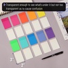 image:imageMr Pen Transparent Sticky Notes 3 x 2 20 Pads 1000 Sheets  Colorful amp Clear See Through SelfAdhesive Notes Bulk for Bible Journaling and Studying WaterResistant Clean Removal
